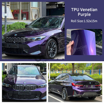 Good price 190 Micron TPU Color PPF With Air Channels Easy Install Color Paint Protection Film online