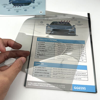 سعر جيد 65 ٪ VLT السيارة الشمسية النانوية السيراميكية النافذة لون فيلم 1.52 X 15M 99.4 ٪ UVR الانترنت