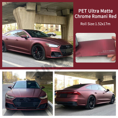 Good price Full Body Auto Vinyl Wrap Rolls Eve Purple Color Changing PET 1.52 X 17m online