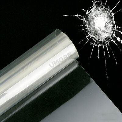 Goede prijs 1.52 x 30m 2mil Helder veiligheidsfilm Venster Glas Bescherming Anti Crash Film online
