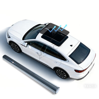 Guter Preis Lichtblau schwarz Autofensterfilm TPU PPF Autofensterdachfilm Autofensterdachschutzfilm Online